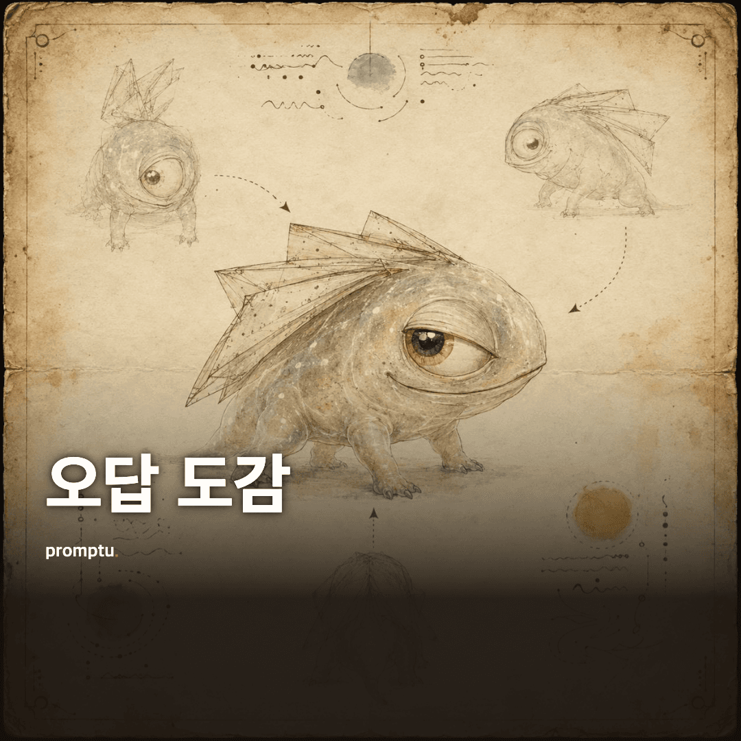 내가 자꾸 틀리는 것들을 몬스터 도감으로