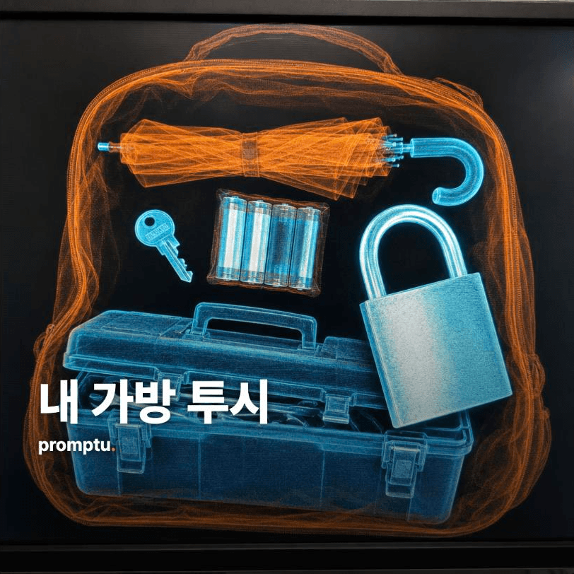 내가 이고 다니는 것들을 엑스레이로 찍으면